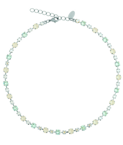 Mässingshalsband CALANTHE AZORE COMBO Rhodium