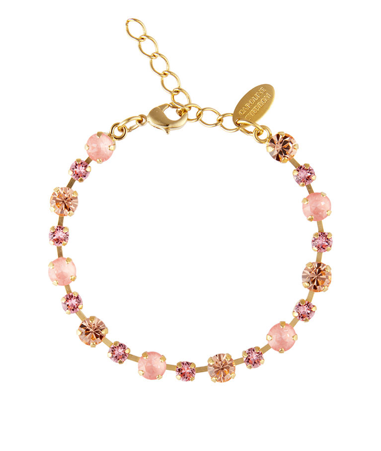 Mässingarmband Calanthe Flamingo Combo Gold