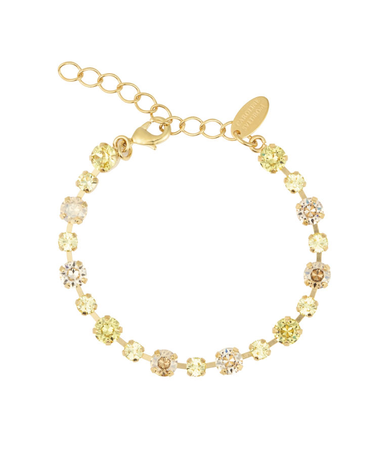 Mässingsarmband Calanthe Dark Jonquil Combo gold
