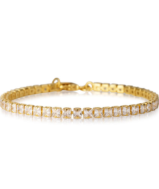 Mässingarmband Zara Crystal gold