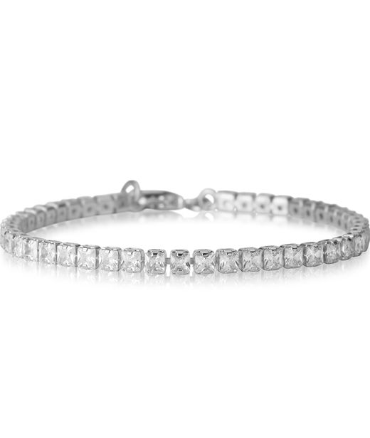 Mässingarmband Zara Crystal rhodium