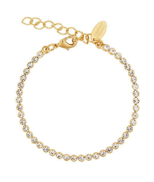 Mässingarmband Siri Crystal gold