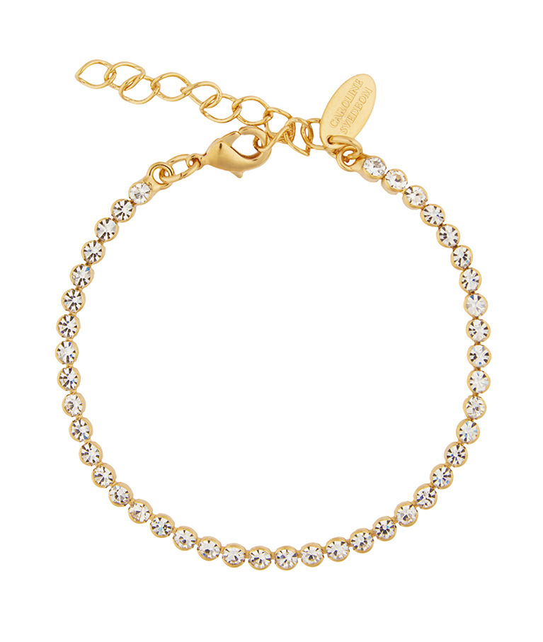 Mässingarmband Siri Crystal gold