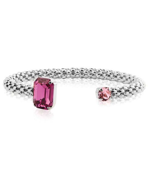 Mässingarmband Daria Dark Rose rhodium