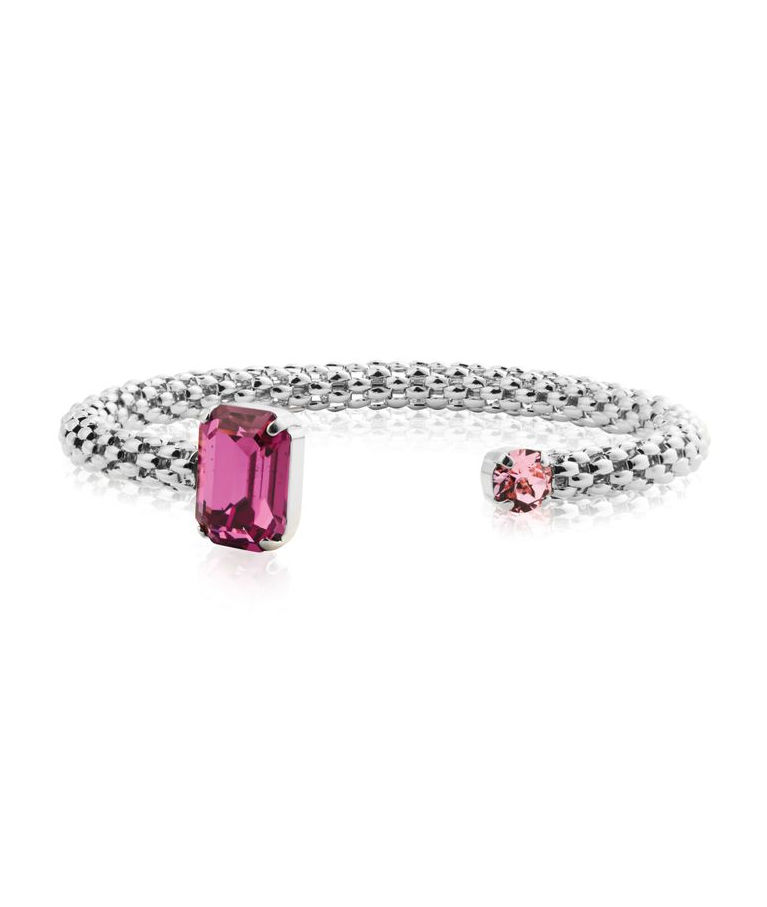 Mässingarmband Daria Dark Rose rhodium