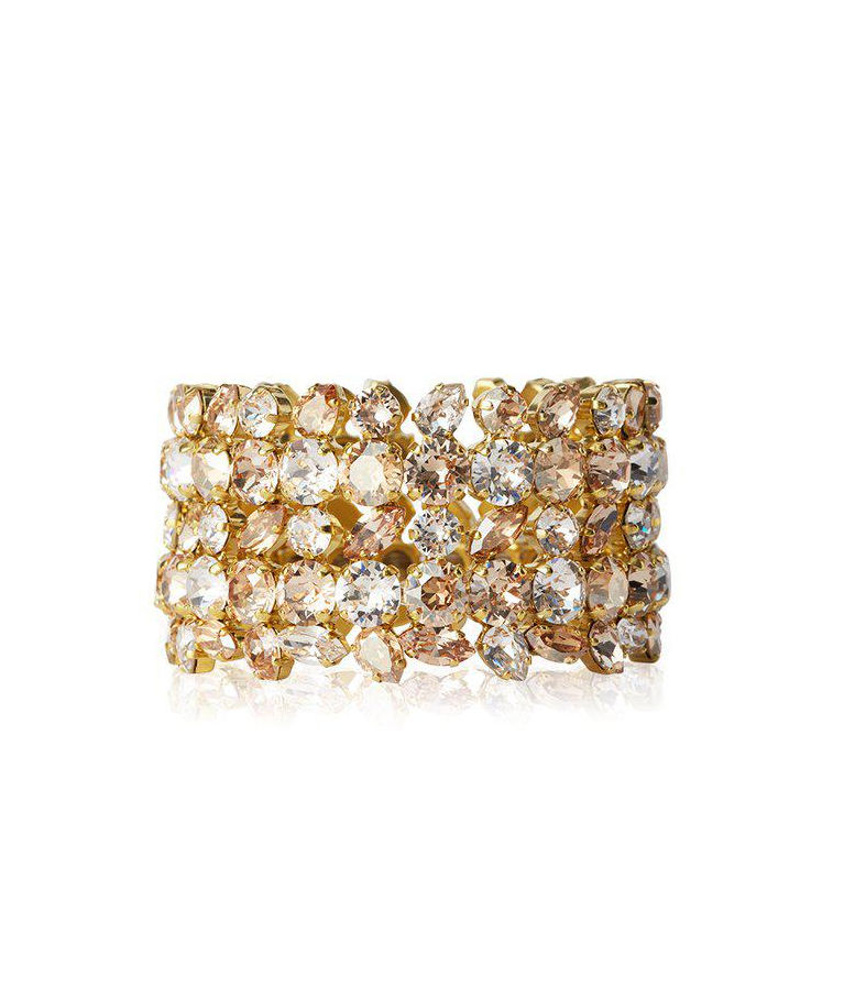 Mässingarmband Multi Cuff Golden Combo gold