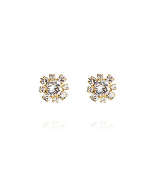 Mässingörhänge My Petite Bridal Crystal gold