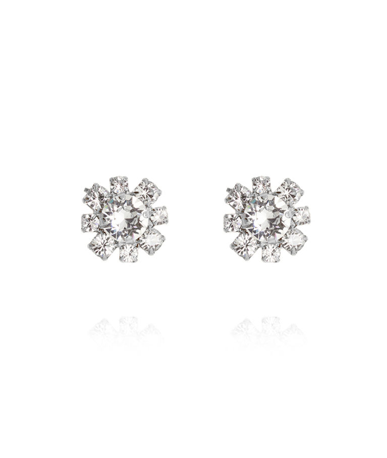 Mässingörhänge My Petite Bridal Crystal rhodium
