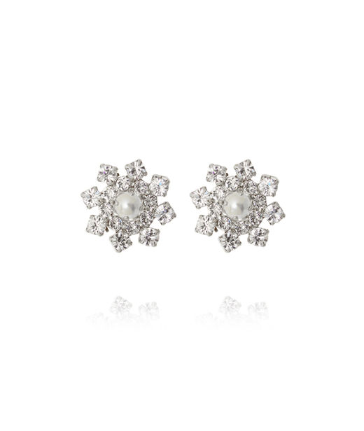 Mässingörhänge The Luckiest Bridal Crystal rhodium