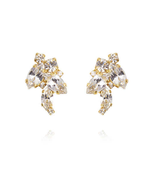 Mässingörhänge True Love Bridal Crystal gold