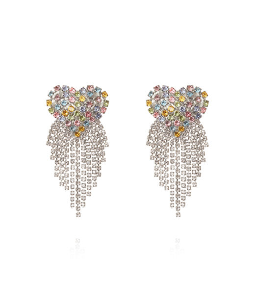 Mässingörhänge Mini Cordelia Pastel Combo rhodium