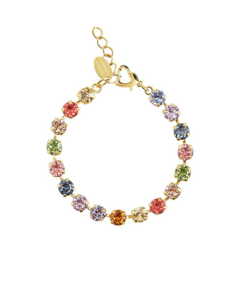 Mässingarmband Childhood Rainbow Combo gold