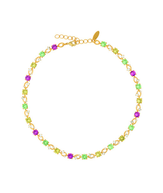 Mässingshalsband Fay Autumn Bloom Combo gold