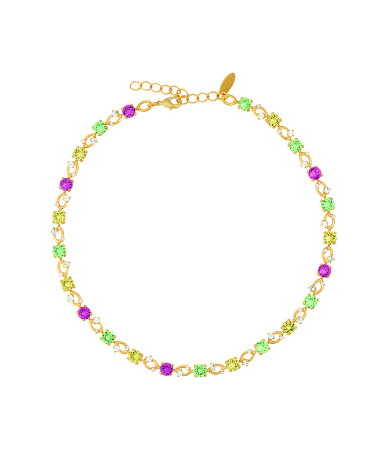 Mässingshalsband Fay Autumn Bloom Combo gold