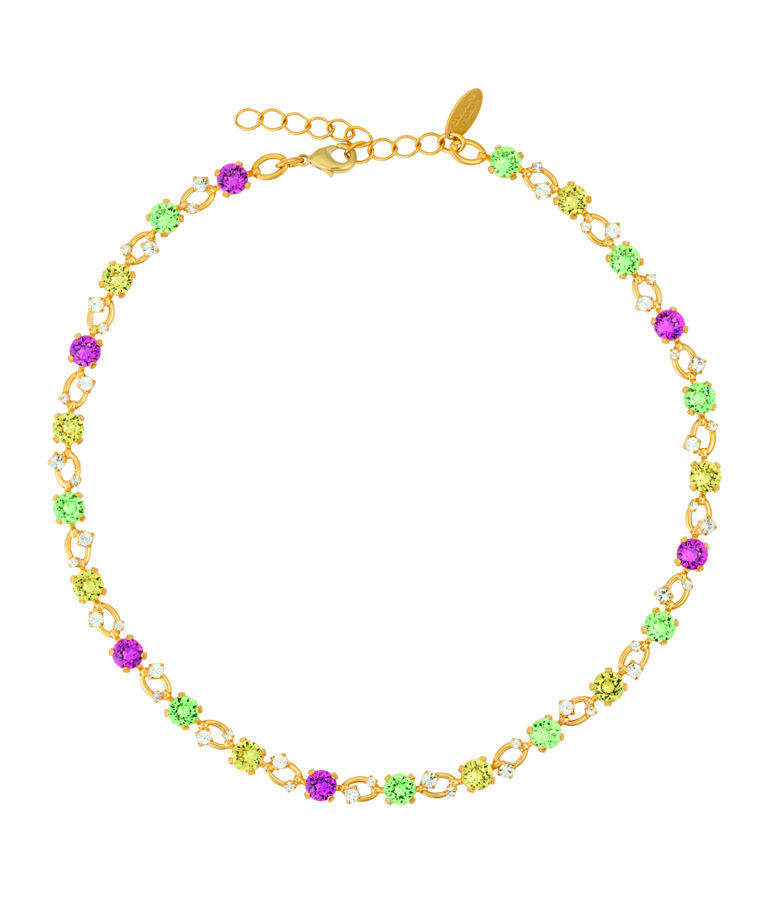 Mässingshalsband Fay Autumn Bloom Combo gold