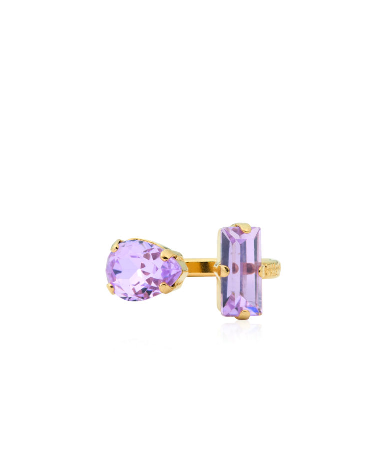 Mässingring Noelle Gold Violet