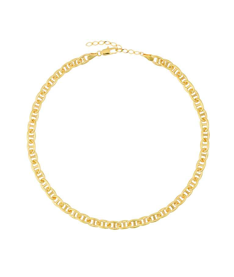 Mässingshalsband Betty Chain gold