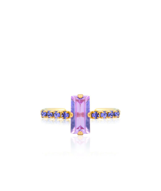 Mässingring Lucy Gold Violet/Tanzanite