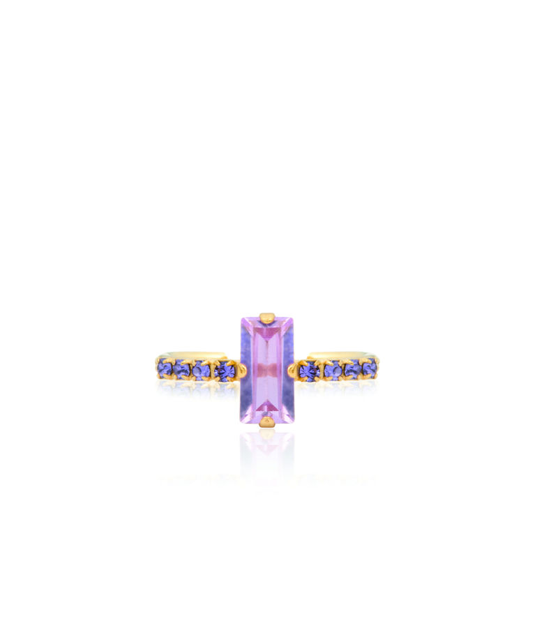 Mässingring Lucy Gold Violet/Tanzanite