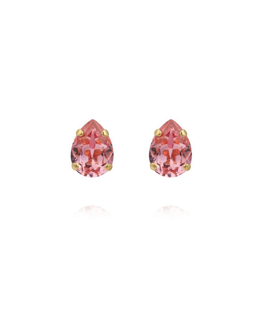 Mässingörhänge Amelia Light Rose Gold