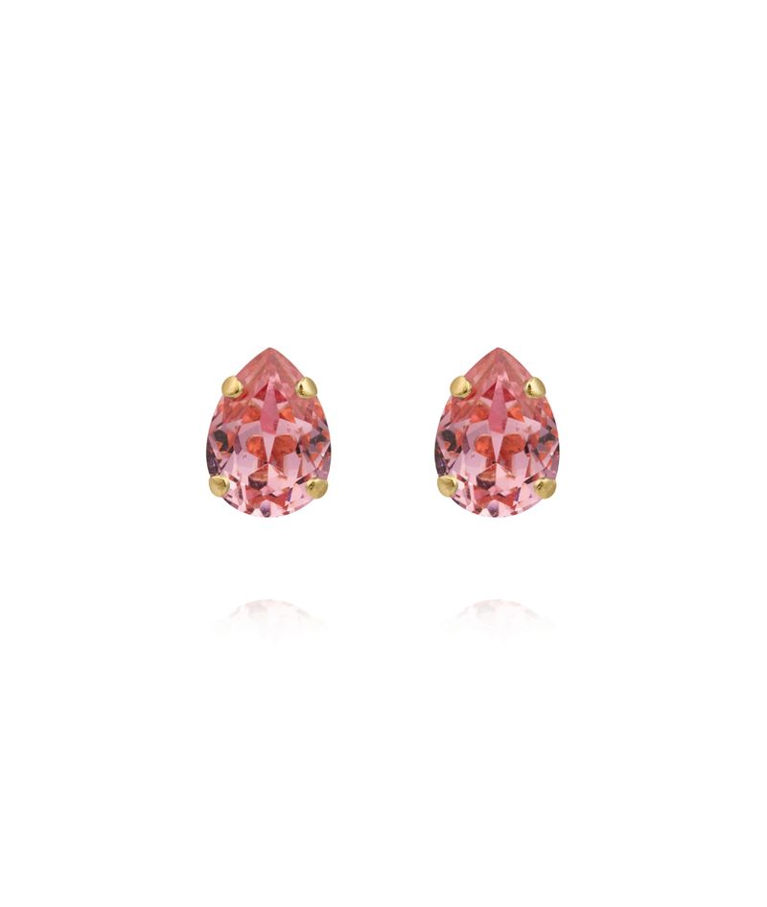 Mässingörhänge Amelia Light Rose Gold