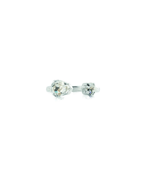 Mässingring Amelia Crystal
