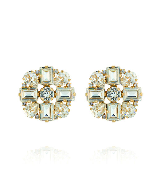 Mässingsörhänge DIORA STATEMENT CRYSTAL Gold