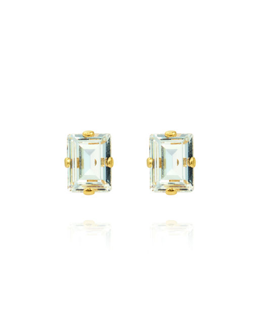 Mässingsörhänge DIORA STUD CRYSTAL Gold