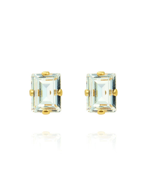 Mässingsörhänge DIORA STUD CRYSTAL Gold