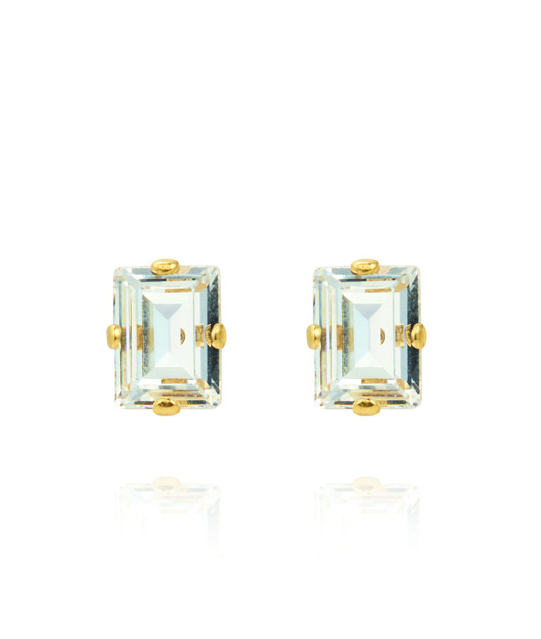Mässingsörhänge DIORA STUD CRYSTAL Gold