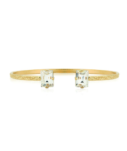 Mässingsarmband DIORA STUD CRYSTAL Gold
