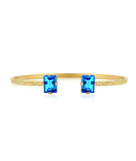 Mässingsarmband DIORA STUD RECREATED ICEBLUE Gold