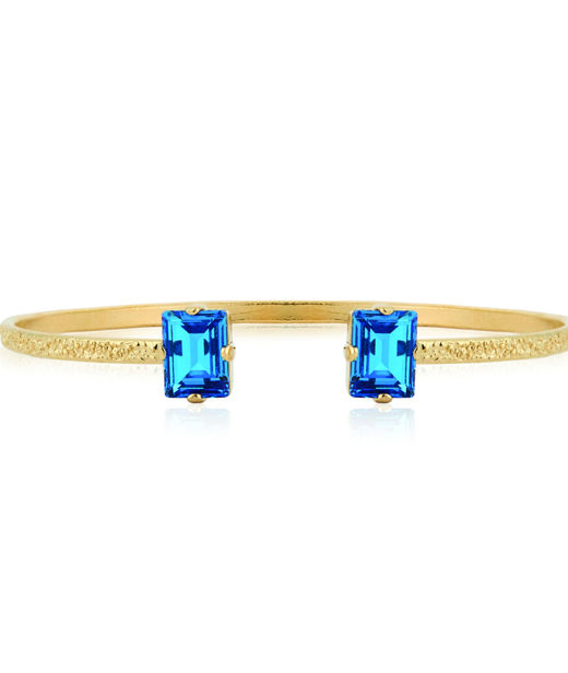 Mässingsarmband DIORA STUD RECREATED ICEBLUE Gold