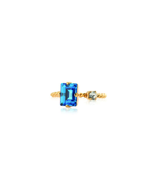 Mässingsring DIORA RECREATED BLUE COMBO Gold