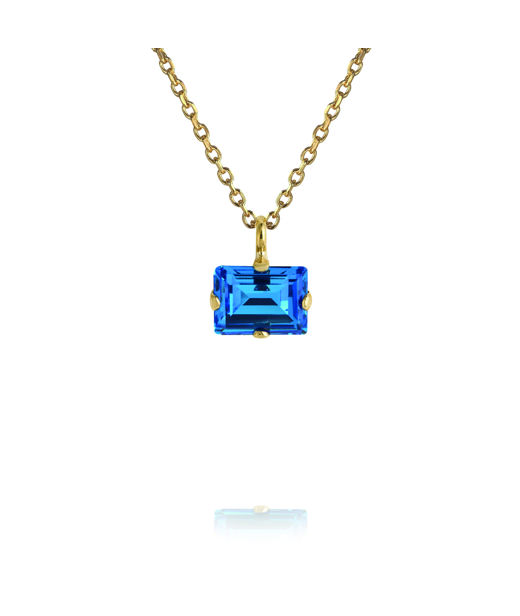 Mässingshalsband DIORA STUD RECREATED ICEBLUE Gold