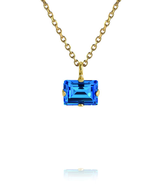 Mässingshalsband DIORA STUD RECREATED ICEBLUE Gold