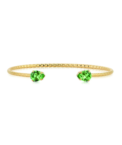 Mässingarmband Amelia recreated Peridot Gold