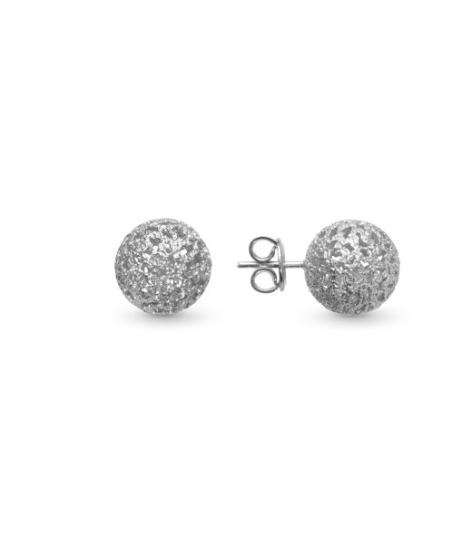 Silverörhänge Stardust Globe 12mm