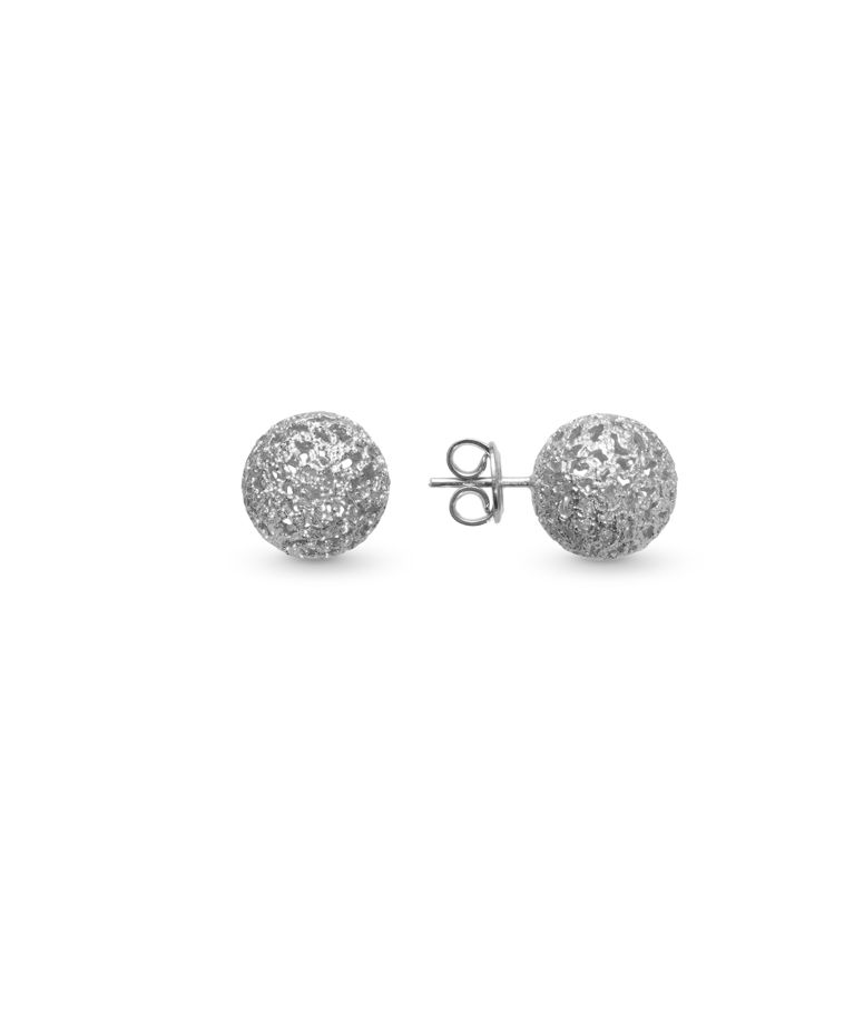 Silverörhänge Stardust Globe 12mm