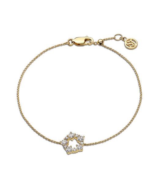14k gg armband Brina 0,51ct LAB