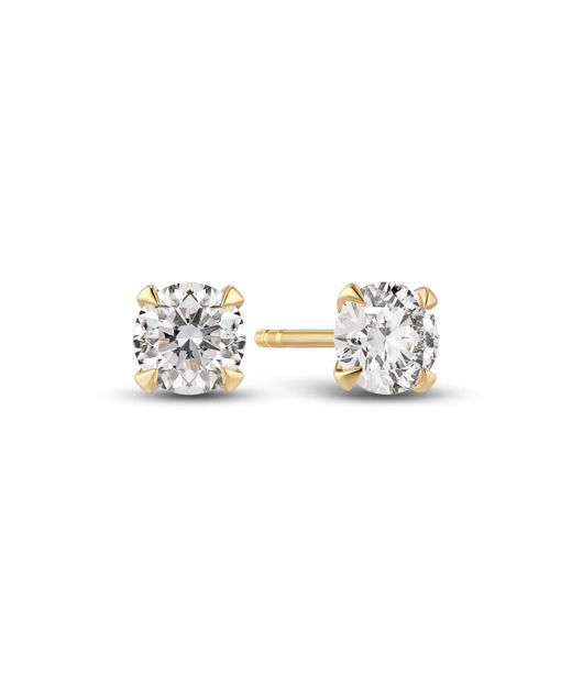 14k gg örhänge Venice Medio 0,50ct LAB