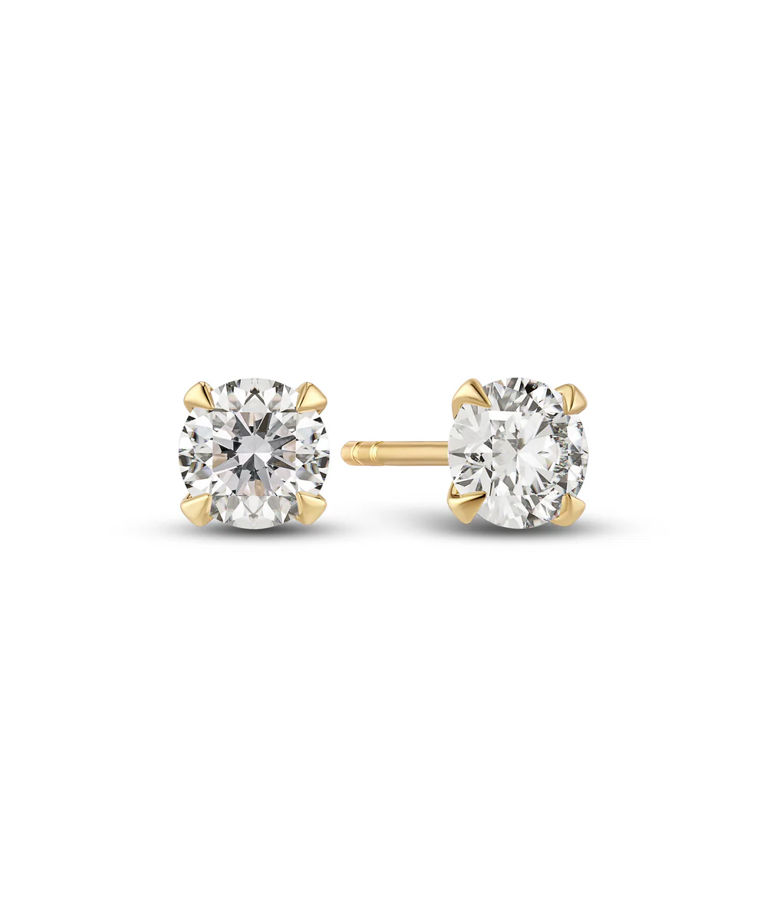 14k gg örhänge Venice Medio 0,50ct LAB