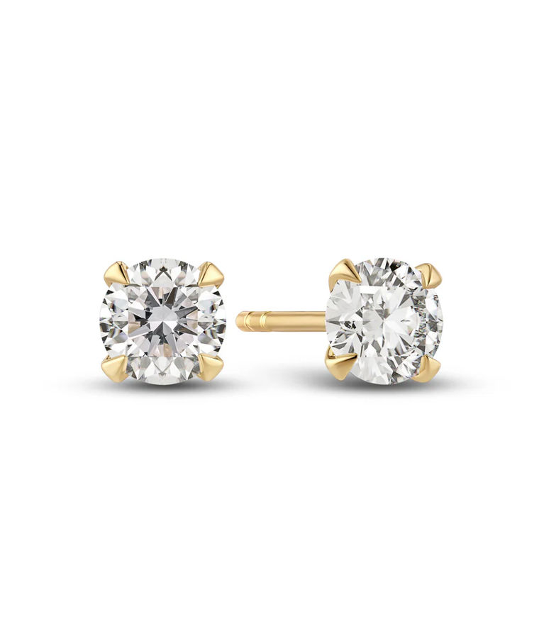 14k gg örhänge Venice Medio 0,50ct LAB