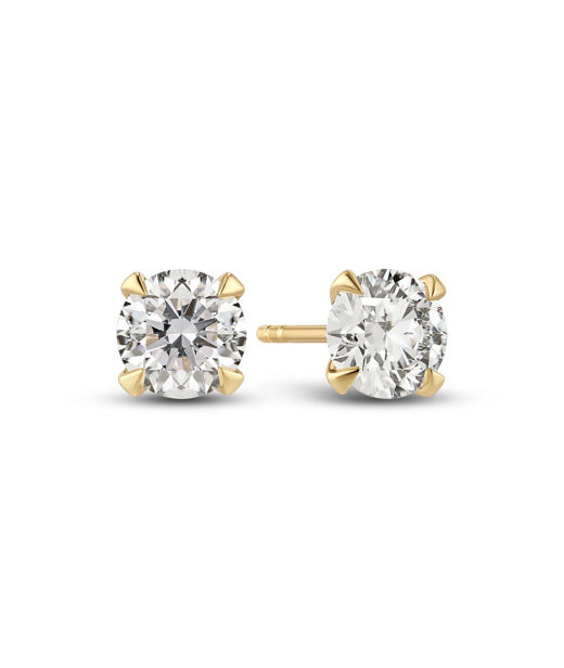 14k gg örhänge Venice Grande 1,00ct LAB