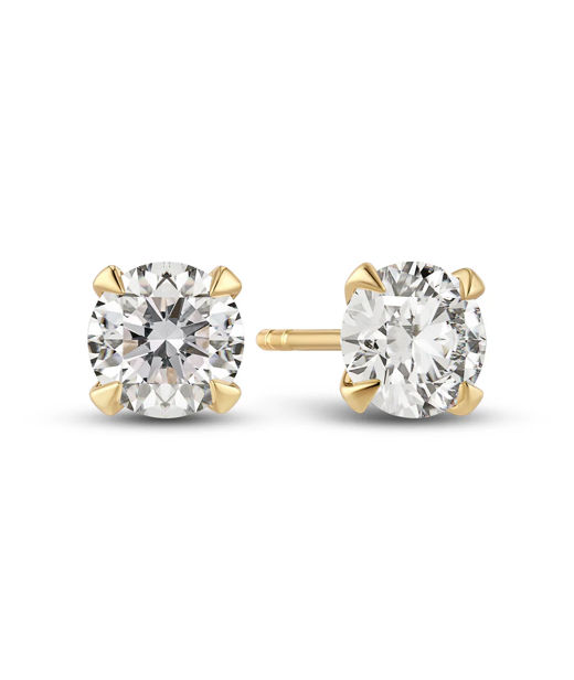 14k gg örhänge Venice Grande 1,00ct LAB