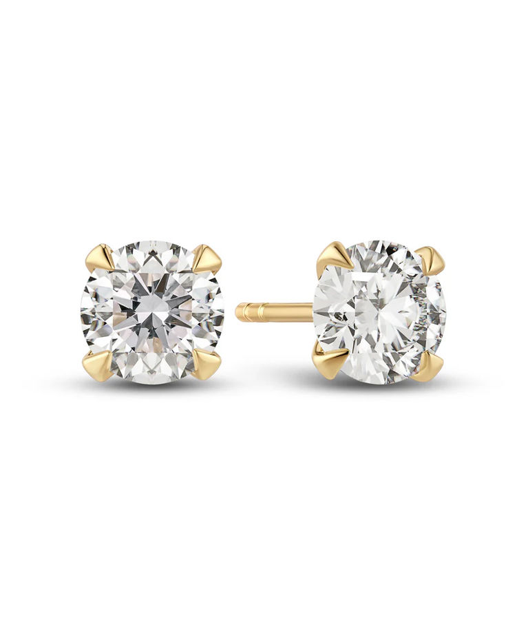 14k gg örhänge Venice Grande 1,00ct LAB
