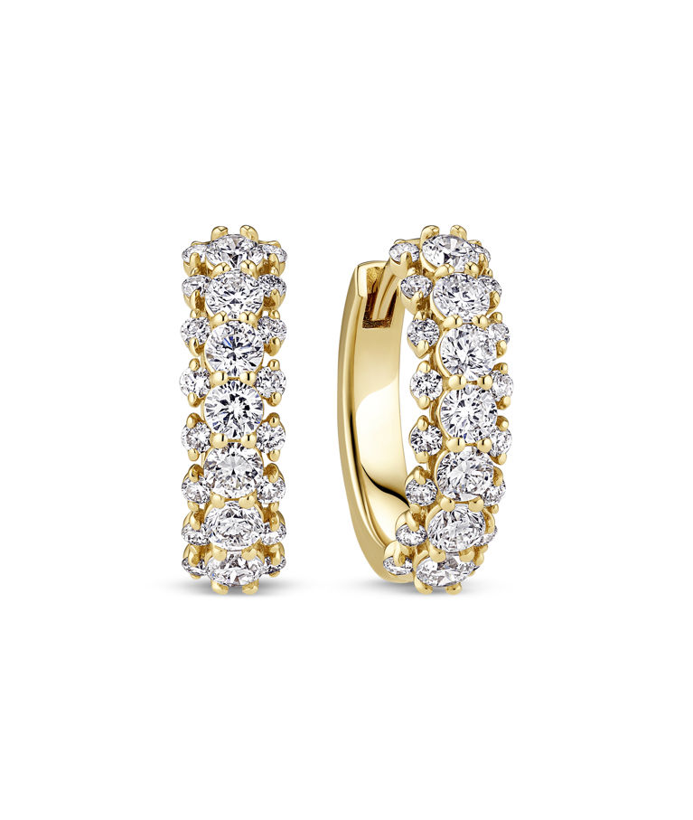 14k gg örhänge Fior Piccolo 0.88 ct