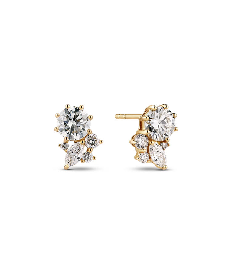 14k gg örhänge Lovere 0,91ct LAB