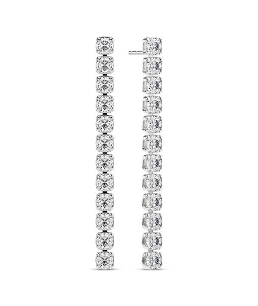 14k vg örhänge Diamante 0,91ct LAB