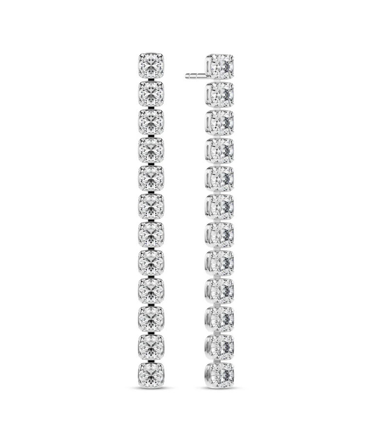 14k vg örhänge Diamante 0,91ct LAB